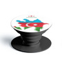 Полупрозрачный дизайнерский держатель попсокет  Флаг Азербайджана
