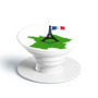 Полупрозрачный дизайнерский держатель попсокет  Флаг Франции