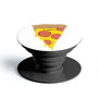Полупрозрачный дизайнерский держатель попсокет  Прозрачная Пицца