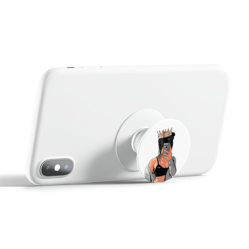 Полупрозрачный дизайнерский держатель попсокет  Женские принты