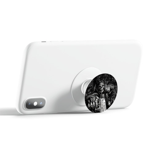 Дизайнерский держатель попсокет  Скелет