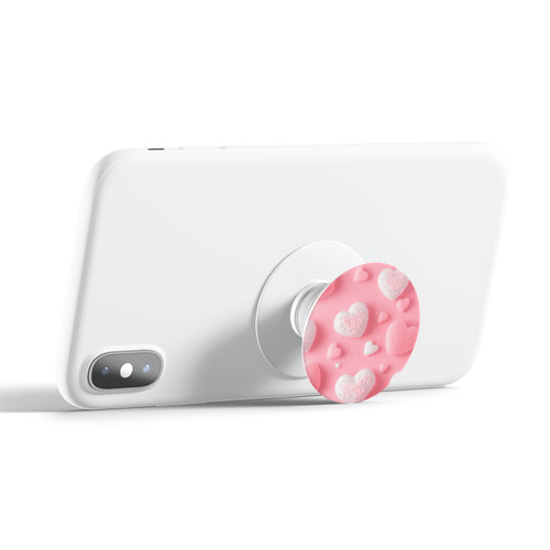 Дизайнерский держатель попсокет  Сердечки