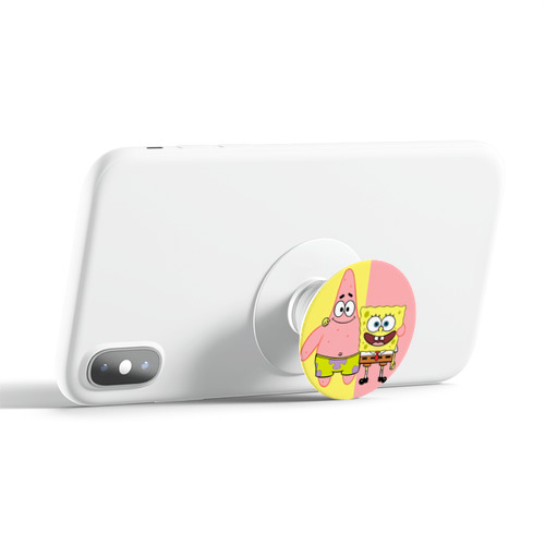 Дизайнерский держатель попсокет  Спанч боб Спанчбоб