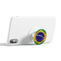 Дизайнерский держатель попсокет  Флаг Бразилии