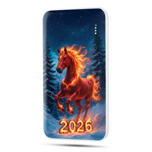 Дизайнерский внешний аккумулятор 10000mAh  Новый год коня