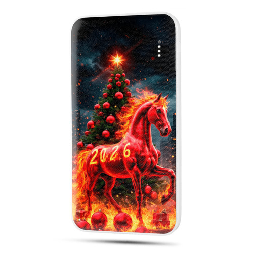 Дизайнерский внешний аккумулятор 10000mAh  Новый год