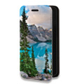 Дизайнерский горизонтальный чехол-книжка для Iphone 12 Pro Озера