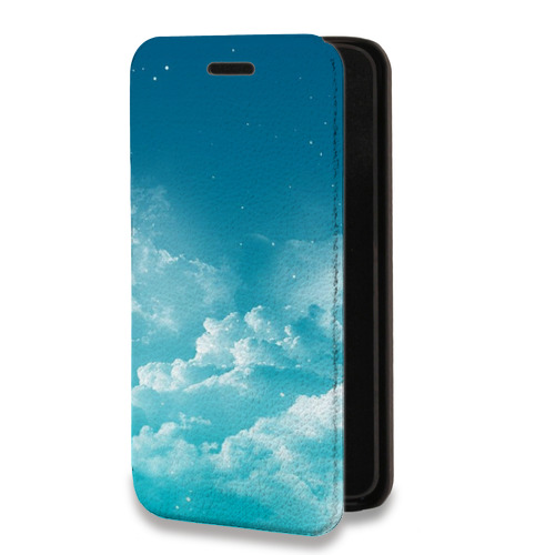 Дизайнерский горизонтальный чехол-книжка для Samsung Galaxy S22 Ultra Небо