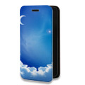 Дизайнерский горизонтальный чехол-книжка для Huawei Honor Note 8 Небо