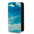 Дизайнерский горизонтальный чехол-книжка для Samsung Galaxy S10 Небо