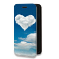 Дизайнерский горизонтальный чехол-книжка для Iphone 14 Pro Небо