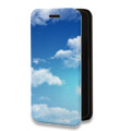 Дизайнерский горизонтальный чехол-книжка для Iphone 13 Pro Небо
