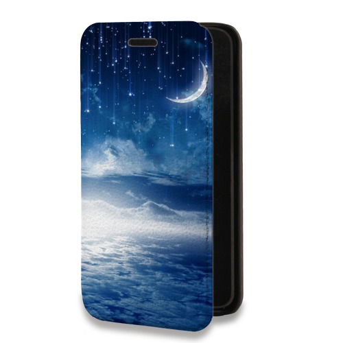 Дизайнерский горизонтальный чехол-книжка для Samsung Galaxy S22 Ultra Небо