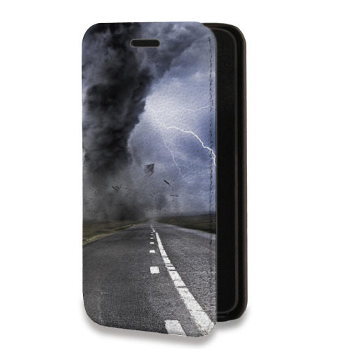 Дизайнерский горизонтальный чехол-книжка для Iphone 12 Pro Max Стихии