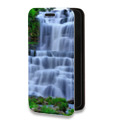 Дизайнерский горизонтальный чехол-книжка для Huawei Honor 30i Водопады