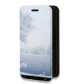 Дизайнерский горизонтальный чехол-книжка для Huawei Y5p Зима
