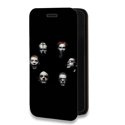 Дизайнерский горизонтальный чехол-книжка для Iphone 7 Plus / 8 Plus