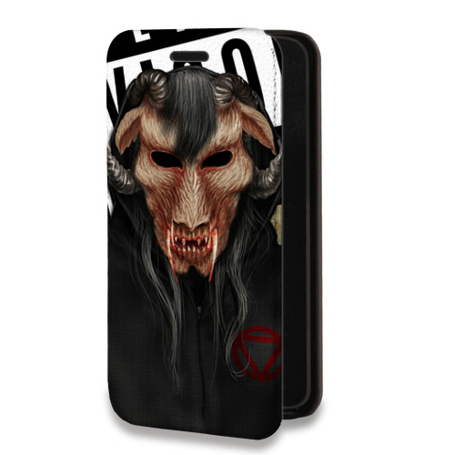 Дизайнерский горизонтальный чехол-книжка для Iphone 12 Pro Бандитские маски