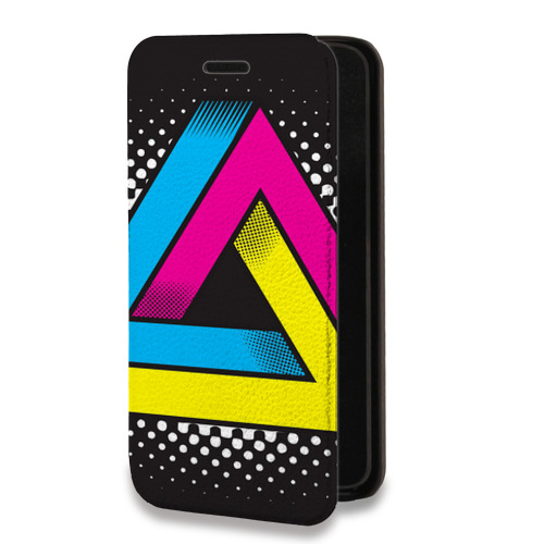 Дизайнерский горизонтальный чехол-книжка для Iphone 7 Мистика треугольника
