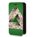 Дизайнерский горизонтальный чехол-книжка для Huawei Y5p Мистика треугольника