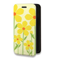 Дизайнерский горизонтальный чехол-книжка для Huawei P40 Lite E Романтик цветы