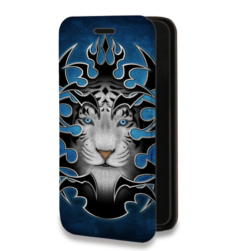 Дизайнерский горизонтальный чехол-книжка для Iphone 14 Pro Max Племенные животные
