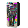 Дизайнерский горизонтальный чехол-книжка для Huawei Honor 50 Lite Животный стиль
