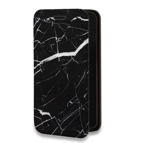 Дизайнерский горизонтальный чехол-книжка для Iphone 11 Pro Max Мрамор текстура