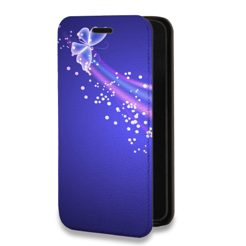 Дизайнерский горизонтальный чехол-книжка для Samsung Galaxy S22 Ultra Бабочки