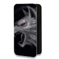 Дизайнерский горизонтальный чехол-книжка для Realme 3 Pro Волки