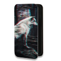 Дизайнерский горизонтальный чехол-книжка для Samsung Galaxy A33 5G Волки