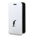 Дизайнерский горизонтальный чехол-книжка для Iphone 7 Пингвины