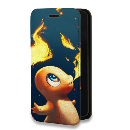 Дизайнерский горизонтальный чехол-книжка для Realme C11 Pokemo Go