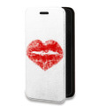 Дизайнерский горизонтальный чехол-книжка для Huawei Honor 50 Прозрачные поцелуи