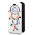 Дизайнерский горизонтальный чехол-книжка для Iphone 13 Mini Прозрачные обереги 3