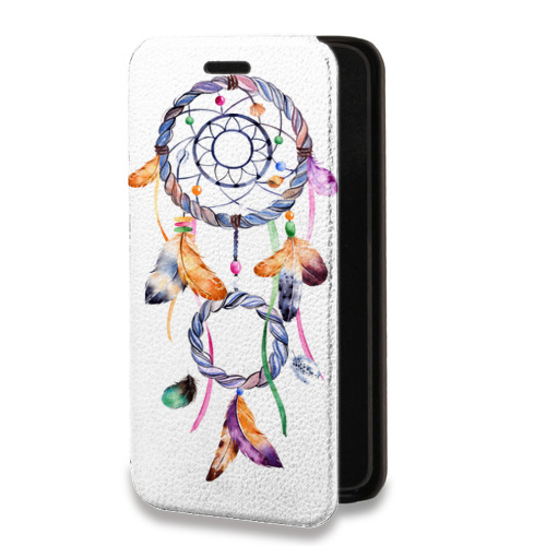 Дизайнерский горизонтальный чехол-книжка для Motorola Moto E7 Plus Прозрачные обереги 3