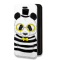Дизайнерский горизонтальный чехол-книжка для Iphone 11 Pro Max Прозрачные панды
