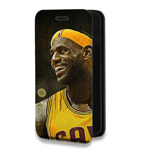 Дизайнерский горизонтальный чехол-книжка для Iphone 12 Pro НБА