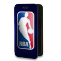 Дизайнерский горизонтальный чехол-книжка для Samsung Galaxy S10 Lite НБА