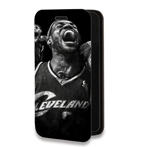 Дизайнерский горизонтальный чехол-книжка для Samsung Galaxy A32 НБА