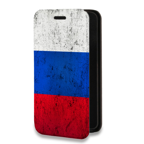 Дизайнерский горизонтальный чехол-книжка для Xiaomi Mi 11 Российский флаг