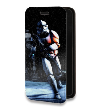 Дизайнерский горизонтальный чехол-книжка для Huawei Honor 7C Pro Star Wars Battlefront (на заказ)