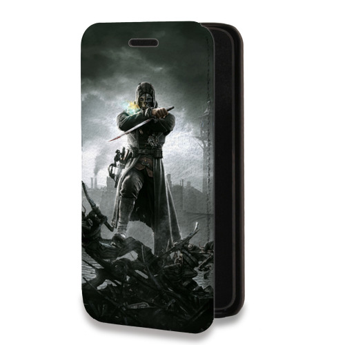 Дизайнерский горизонтальный чехол-книжка для Iphone 14 Pro Max Dishonored 2