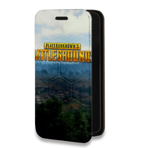 Дизайнерский горизонтальный чехол-книжка для Iphone 14 Pro PLAYERUNKNOWN'S BATTLEGROUNDS
