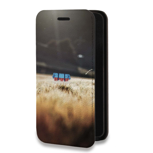 Дизайнерский горизонтальный чехол-книжка для Huawei P40 Lite E PLAYERUNKNOWN'S BATTLEGROUNDS