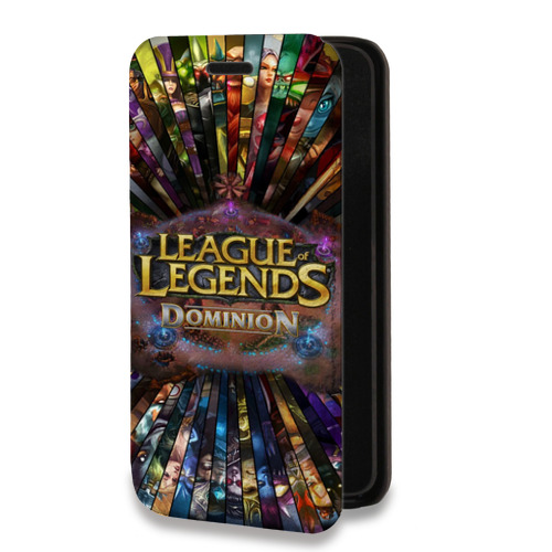 Дизайнерский горизонтальный чехол-книжка для Iphone 13 Mini League of Legends