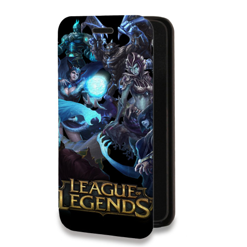 Дизайнерский горизонтальный чехол-книжка для Huawei Honor Note 8 League of Legends