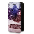 Дизайнерский горизонтальный чехол-книжка для Nokia 1.4 League of Legends