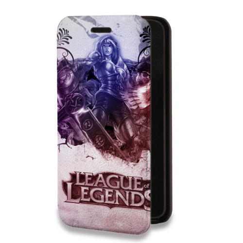 Дизайнерский горизонтальный чехол-книжка для Iphone 14 Pro Max League of Legends