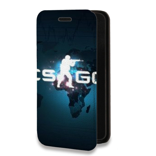 Дизайнерский горизонтальный чехол-книжка для Samsung Galaxy S20 FE Counter-Strike